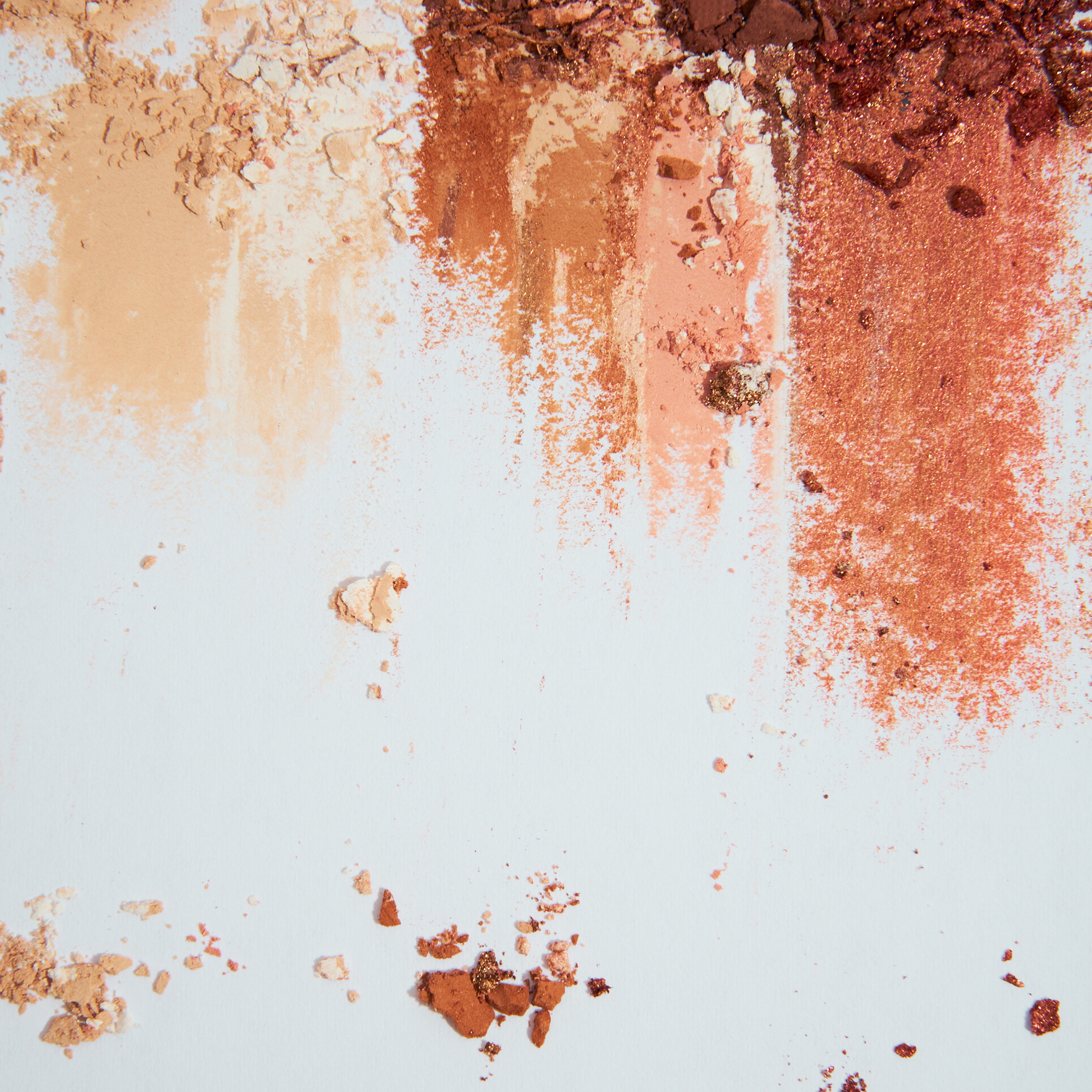 Eyeshadow Swatches Flatlay